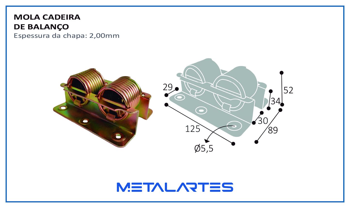 MOLA CADEIRA DE BALANÇO