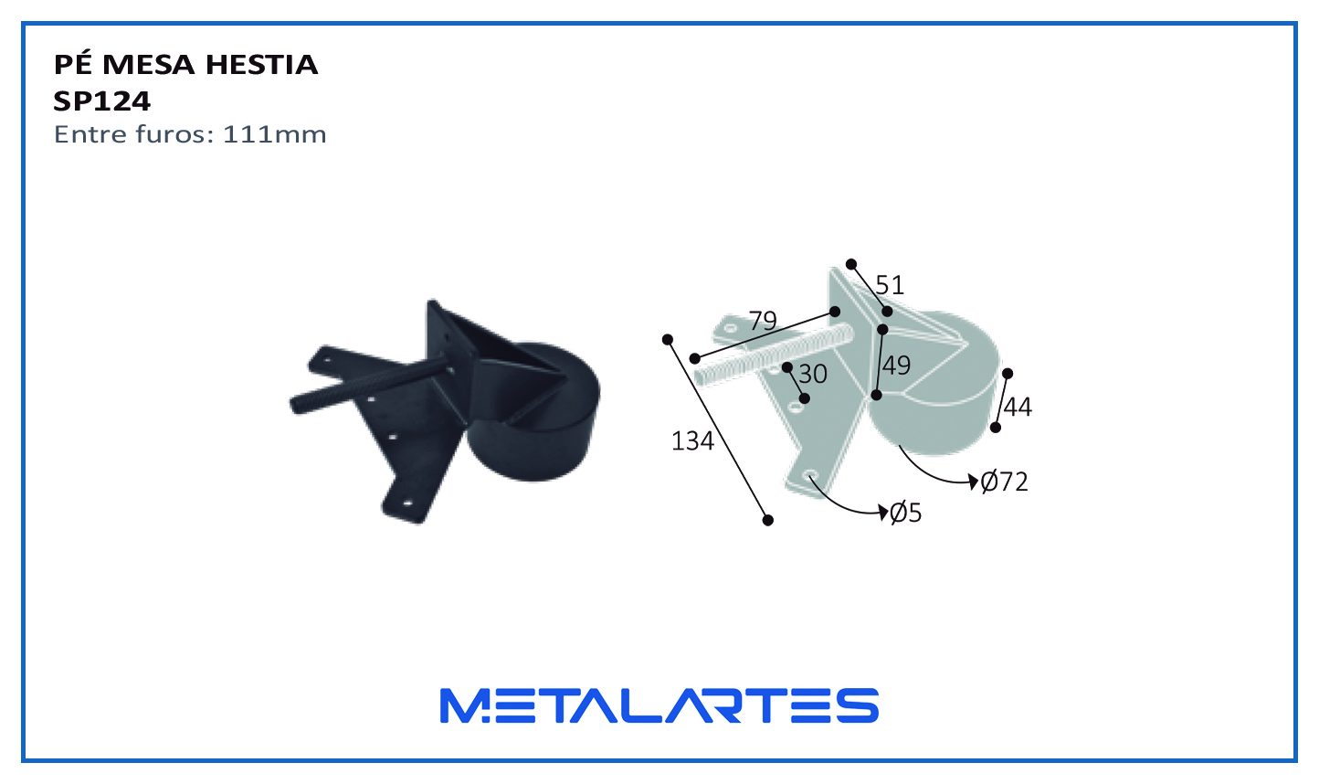 SP124 PÉ HESTIA