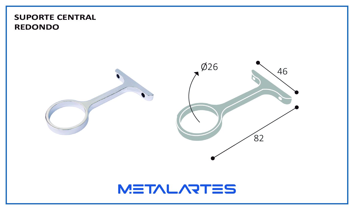 SUPORTE CENTRAL REDONDO